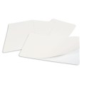 Lot de 100 cartes à imprimer PVC blanches – 1 face adhésive