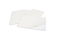Lot de 100 cartes à imprimer PVC blanches – 1 face adhésive