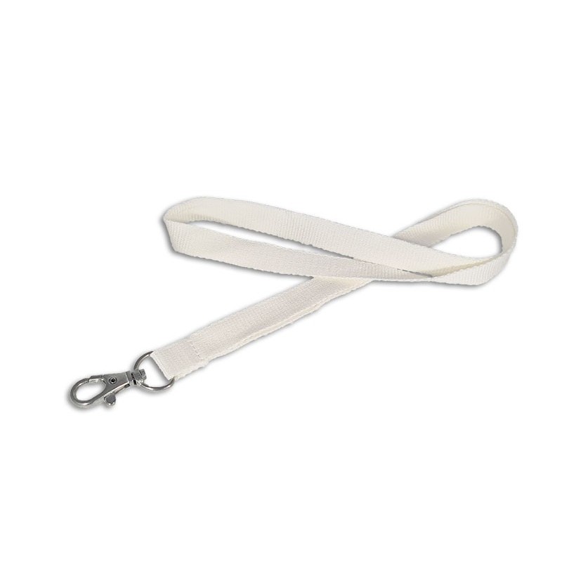 Cordon tour de cou bambou 15 mm avec attache métal sans nickel (lot de 100)