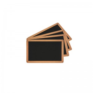 Pack of 100 PVC pre-printed slate effect cards - glossy finish