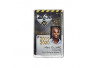Badge holder w/ card extraction slider - for one card - Slidecard (pack of 100)
