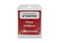 Dual badge holder (pack of 100)