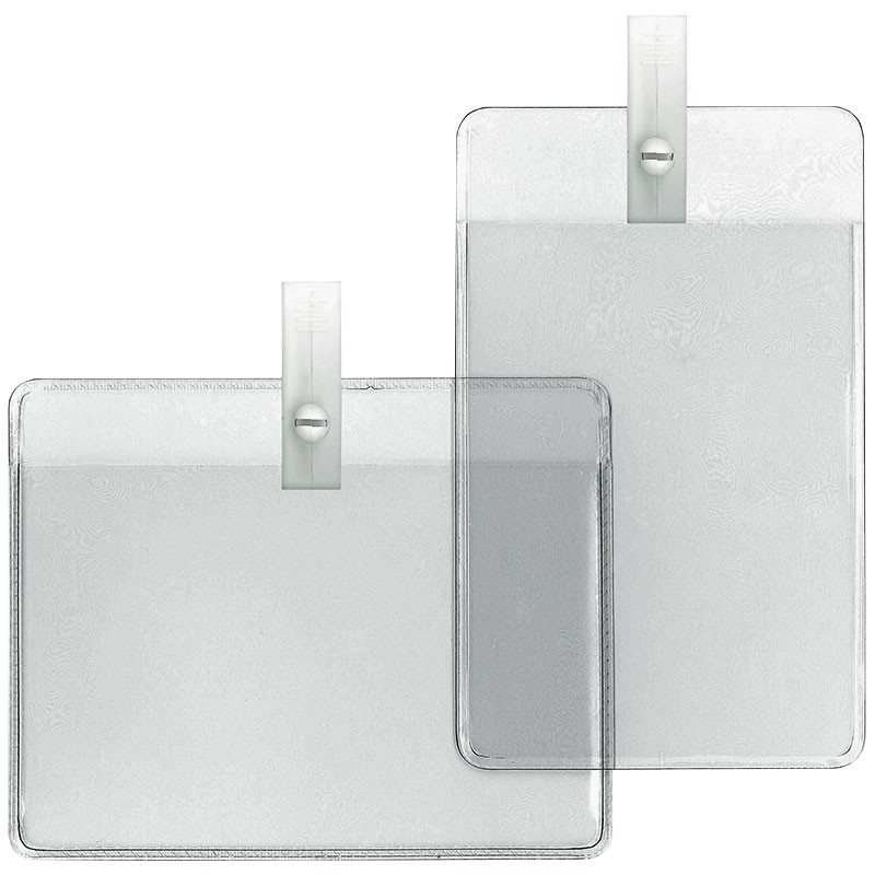 Porte-carte PVC souple & Pince plastique - Prêt a l'emploi | Sogedex