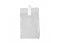 Ready-to-use badge holder with round perforation - IDS44 (pack of 100)