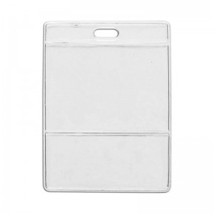 Ausweishülle mit Lasche für Etikett Format 86 x 32 mm | Sogedex