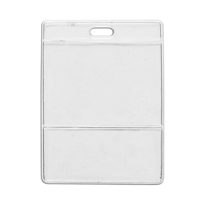 Porte-badge avec poche pour étiquette - IDS39 (lot de 100)