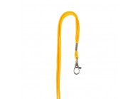 12 mm tube polyester lanyard with nickel-plated dog hook (pack of 100)