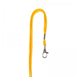 12 mm tube polyester lanyard with nickel-plated dog hook (pack of 100)