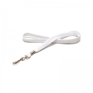 12 mm tube polyester lanyard with swivel hook (pack of 100)