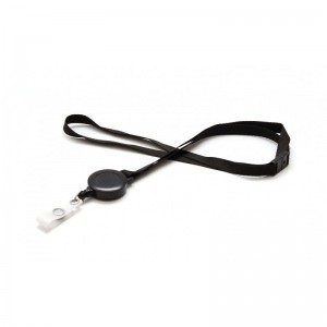 10mm Satin Cord with Badge Reel - Ideal for access control | Sogedex