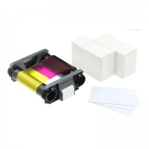 Full Badgy100 & Badgy200 kit: cards and ribbons - 100 prints