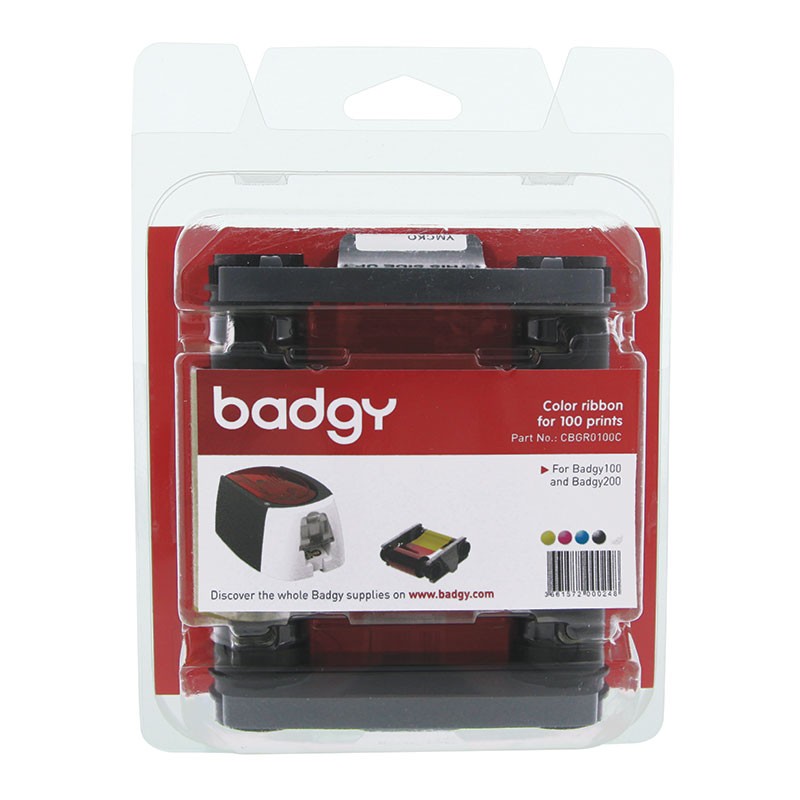 Color ribbon for 100 prints - Badgy 100 
