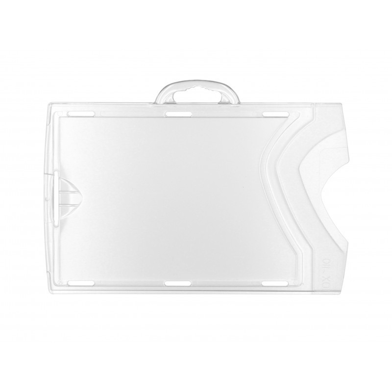 Transparent badge holder - landscape - IDX 110 (pack of 100)