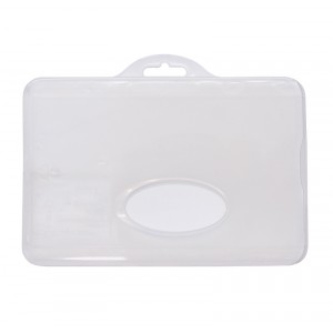 Porte-badge biodégradable 100% origine végétale - horizontal (lot de 100)