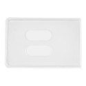 Transparent PVC card holder for 2 cards - IDP83 (pack of 100)