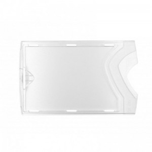 Porte-cartes aspect cristal 2 faces, anti-UV et résistant | Sogedex