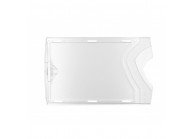 Card holder with 1 clear and 1 frosted side - IDX 160 (pack of 100)