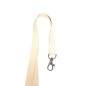 15mm flat cotton lanyard with nickel-free metal hook (pack of 100)