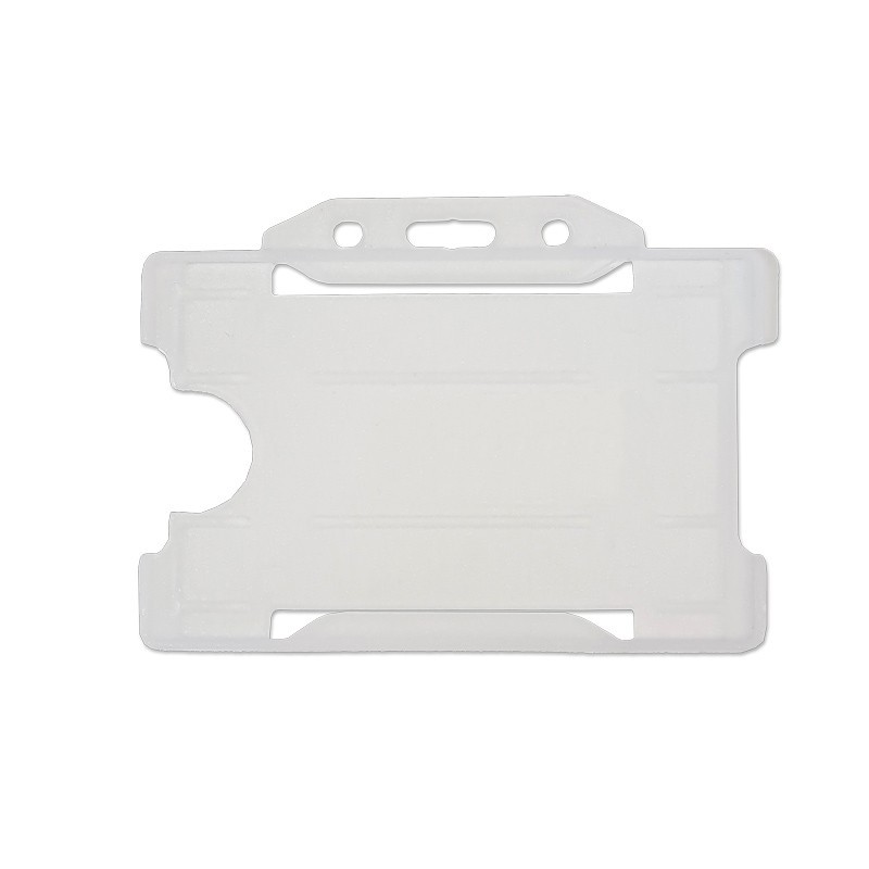 Antimicrobial badge holder - Transparent – Landscape (Pack of 100)