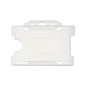 Porte-badge en plastique biodégradable pour 1 carte  (lot de 100)