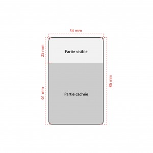Porte-cartes mural pour 25 unités. Optimise le rangement | Sogedex