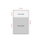 Casier mural - 25 cartes verticales (86 x 54 mm)