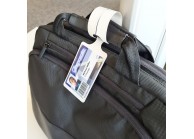 Porte-étiquette bagage format carte bancaire - IDS98 (lot de 100)