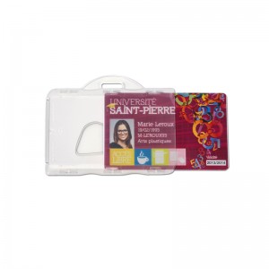 Porte-badge anti-RFID/NFC semi-rigide (lot de 100)