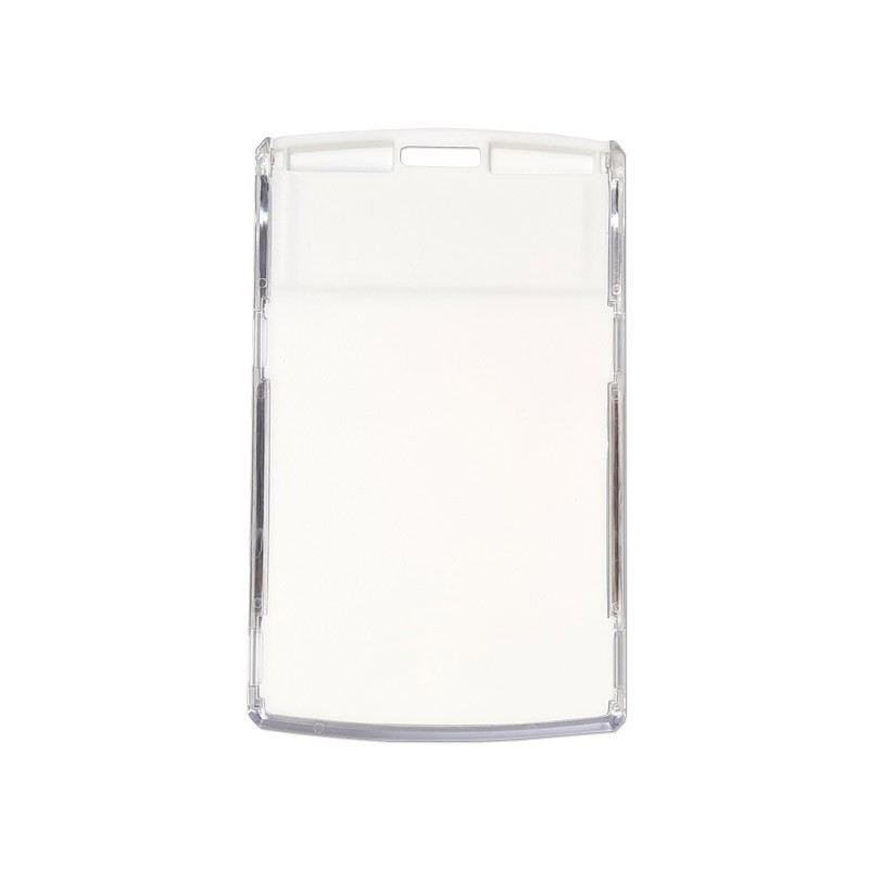 Badge holder with clip-on closing in the back (pack of 100)