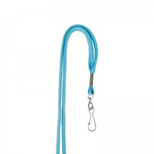 12 mm tube polyester lanyard with swivel hook (pack of 100)