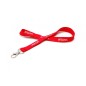 15 mm "VISITEUR" pre-printed lanyard with nickel-plated dog hook (pack of 100)