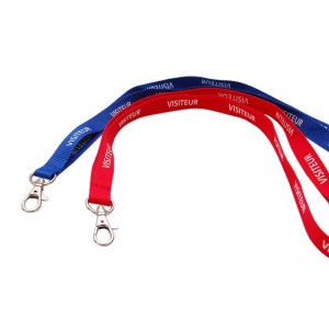 "VISITEUR” pre-printed lanyard | Sogedex