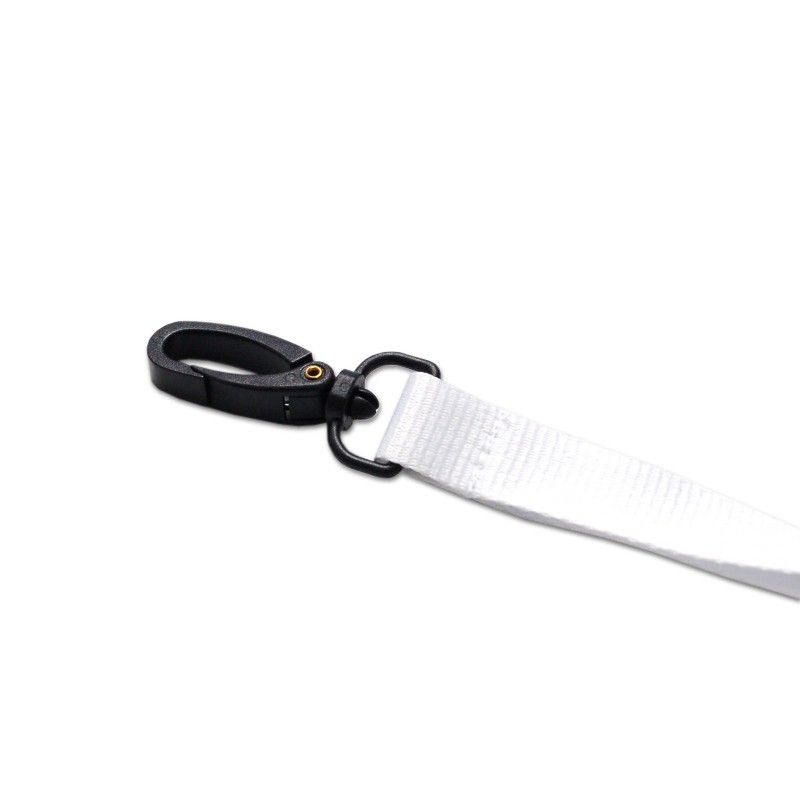 Cordon tour de cou plat 15 mm - boucle détachable & crochet métal (lot de  100) - Sogedex