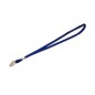 12 mm tube polyester lanyard with crocodile-type clip (pack of 100)