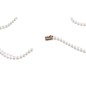 90 cm long plastic ball chain - white (pack of 100)
