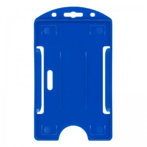 Open faced badge holder for 1 card - Portrait - IDP64 (pack of 100)