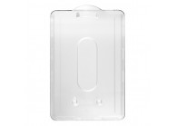 Badge holder with 1 clear and 1 frosted side - IDS78 (pack of 100)