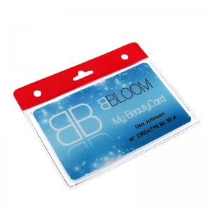 Badge holder with reinforced strip - landscape - IDS35 (pack of 100)