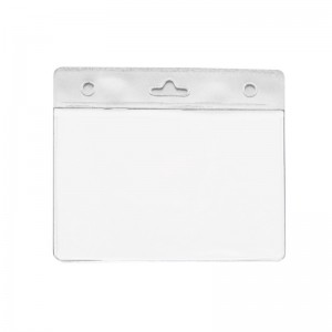PVC card holder with reinforced strip and perforation | Sogedex