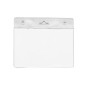 Badge holder with reinforced strip - landscape - IDS35 (pack of 100)