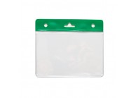 Porte-badge PVC avec bandeau renforcé - horizontal - IDS35 (lot de 100)