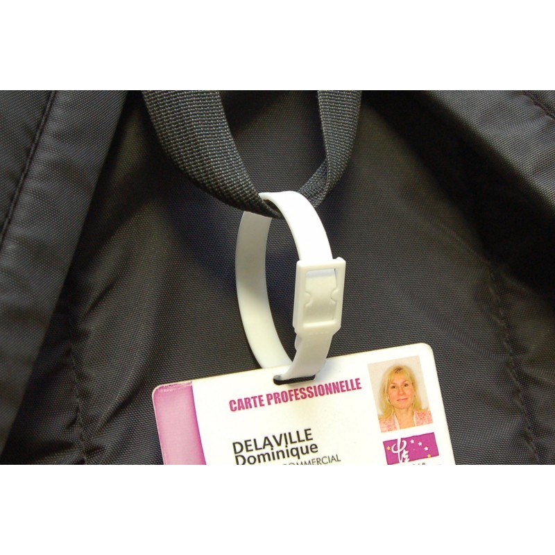 Pack De 2 Lanières Et Étiquettes à Bagages Strand - Noir - Longueur 187cm