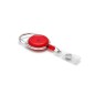 Enrouleur attache badge translucide rond - IDS980 (lot de 100)