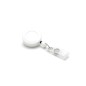 Plastic badge reel with rotative crocodile clip (pack of 100)