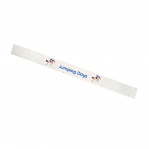 Biodegradable Seed Paper Wristband - Personalization on white background (Pack of 100)