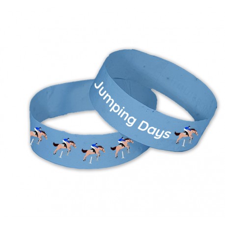 Biodegradable Seed Paper Wristband - 100% full color customization (Pack of 100)