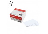Lot de 100 cartes en papier blanches – idéal pour Badgy100 & Badgy200