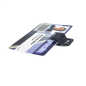 Attache porte-badge Grip - Plastique noir (lot de 100)