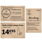 Pack of 500 high quality PLA/Wood cards
