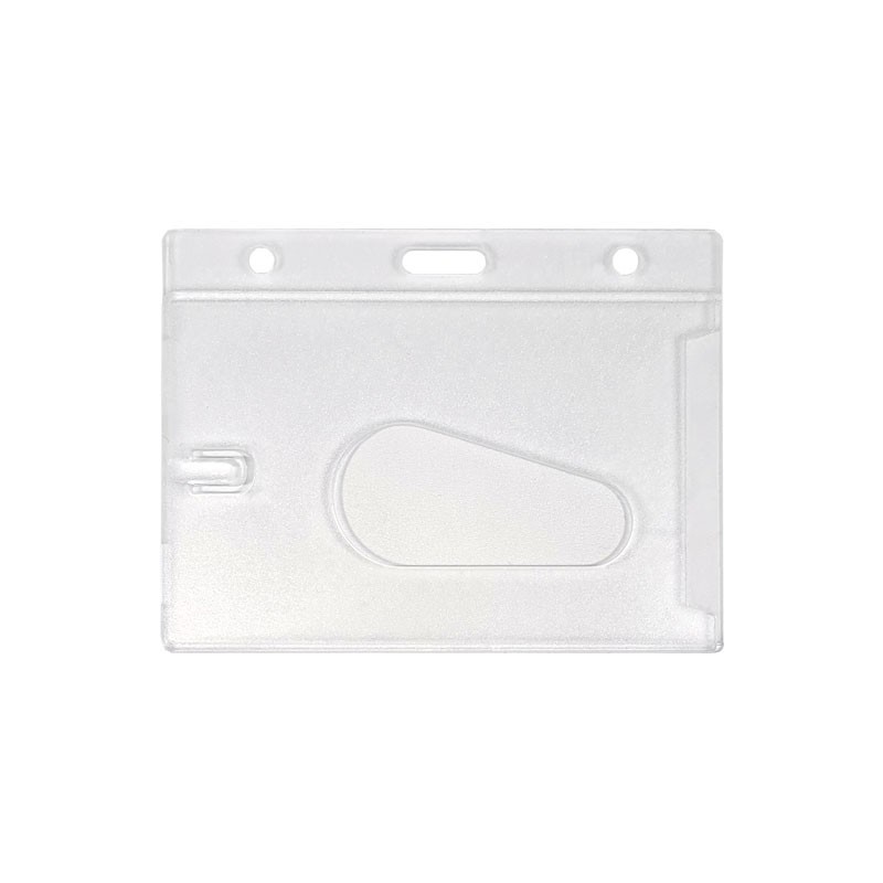 Porte-badge dépoli pour 1 carte - IDS63 (lot de 100)